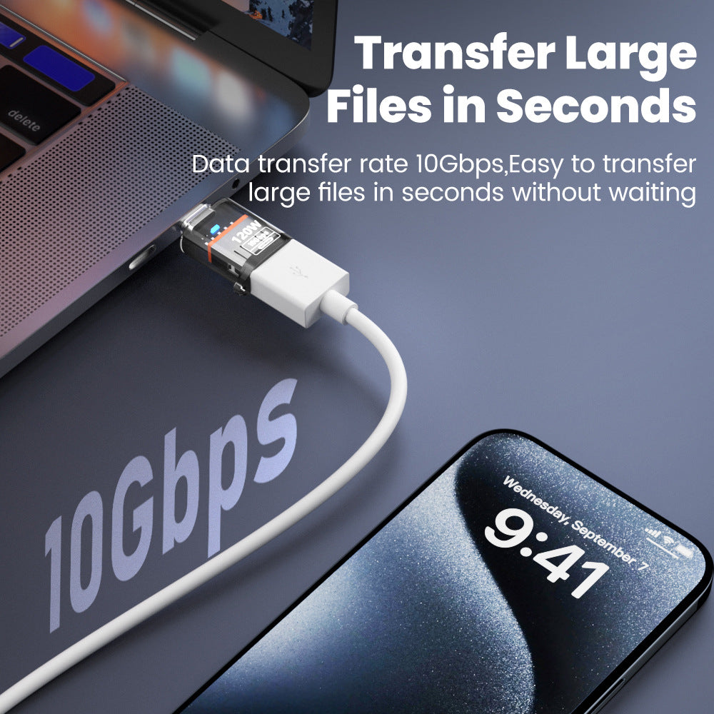 CrystalLink USB-C OTG Adapter (10Gbps) - 2pc