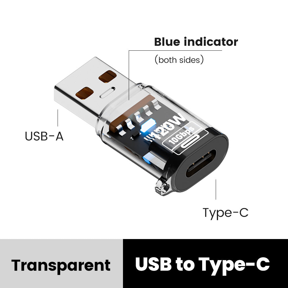CrystalLink USB-C OTG Adapter (10Gbps) - 2pc
