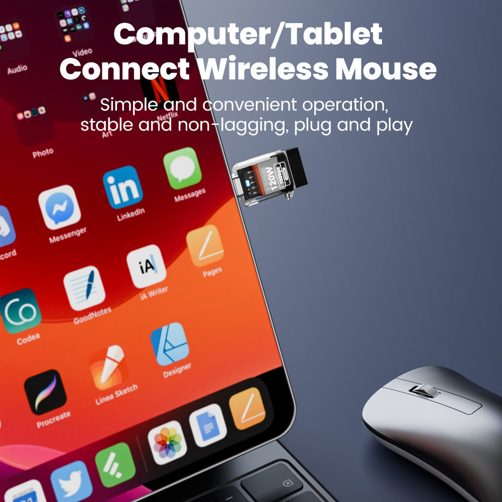 CrystalLink USB-C OTG Adapter (10Gbps) - 2pc