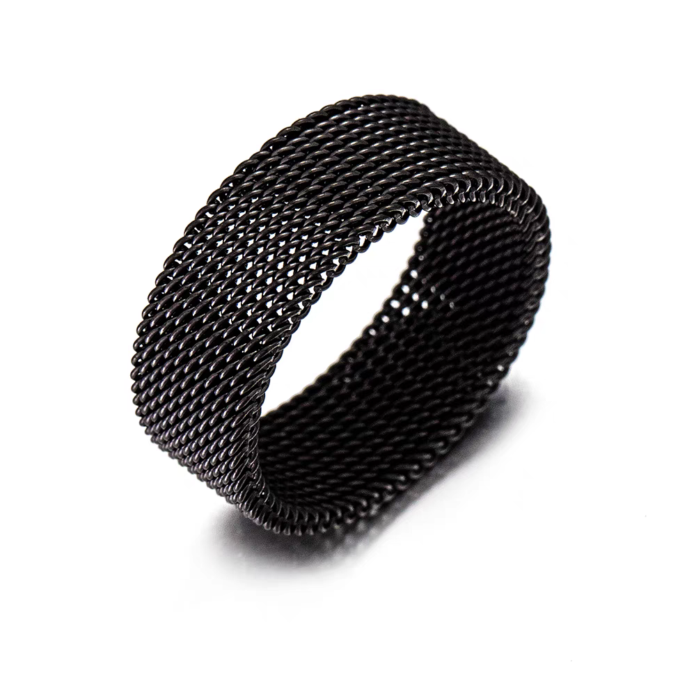 Titanium Steel Mesh Braided Ring (Unisex)
