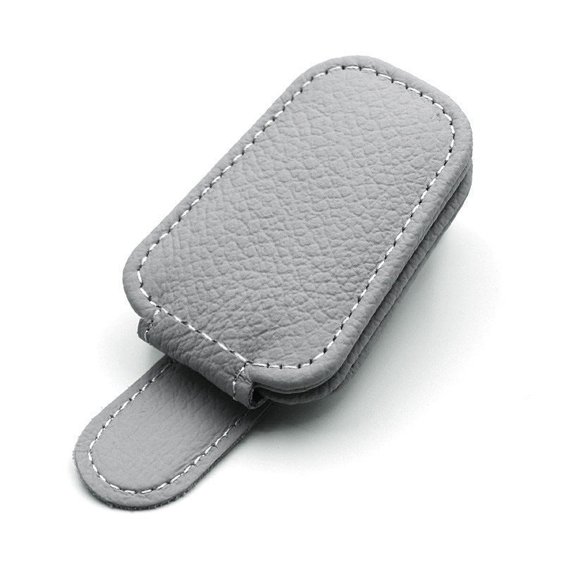 VisorGrip Leather Glasses Clip
