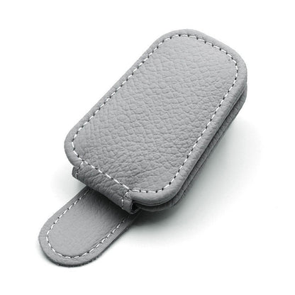 VisorGrip Leather Glasses Clip
