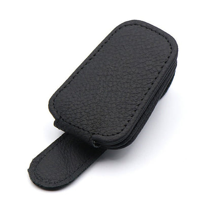 VisorGrip Leather Glasses Clip