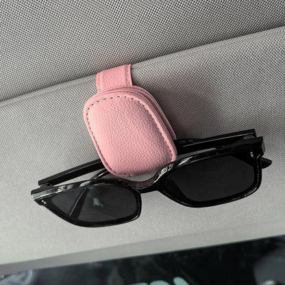 VisorGrip Leather Glasses Clip