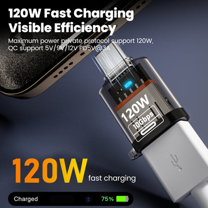 CrystalLink USB-C OTG Adapter (10Gbps) - 2pc